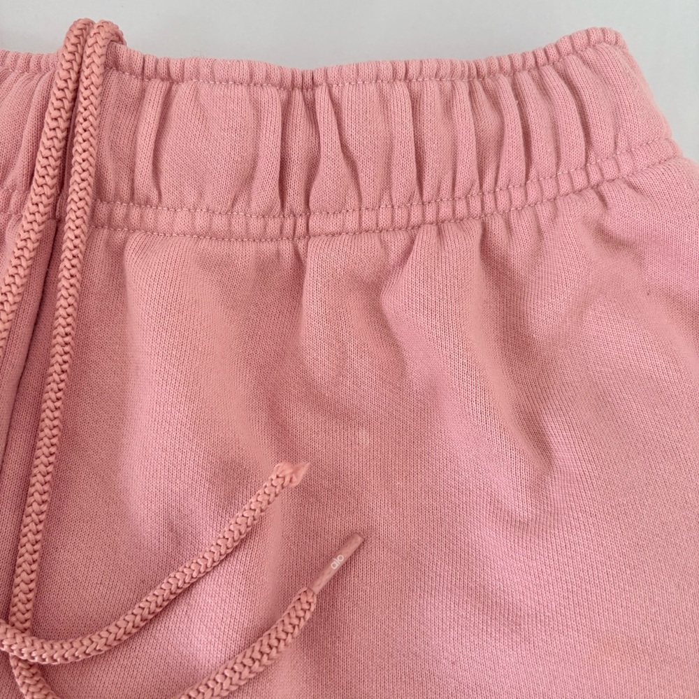 Alo Yoga Accolade Sweatpant Sz L Pink Quartz EUC - Picture 10 of 10